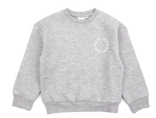 Name It grey melange sweatshirt loose fit